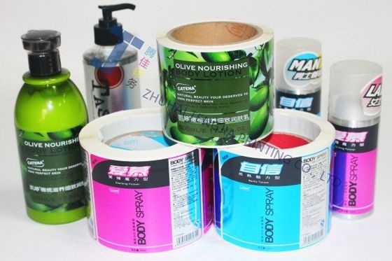 جودة  OEM Body Wash Labels Hand Wash Bottle Stickers Flexo Printing مصنع