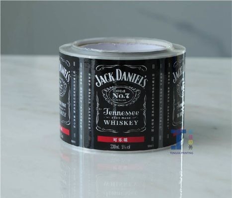 ملصقات زجاجات النبيذ المصغرة المخصصة